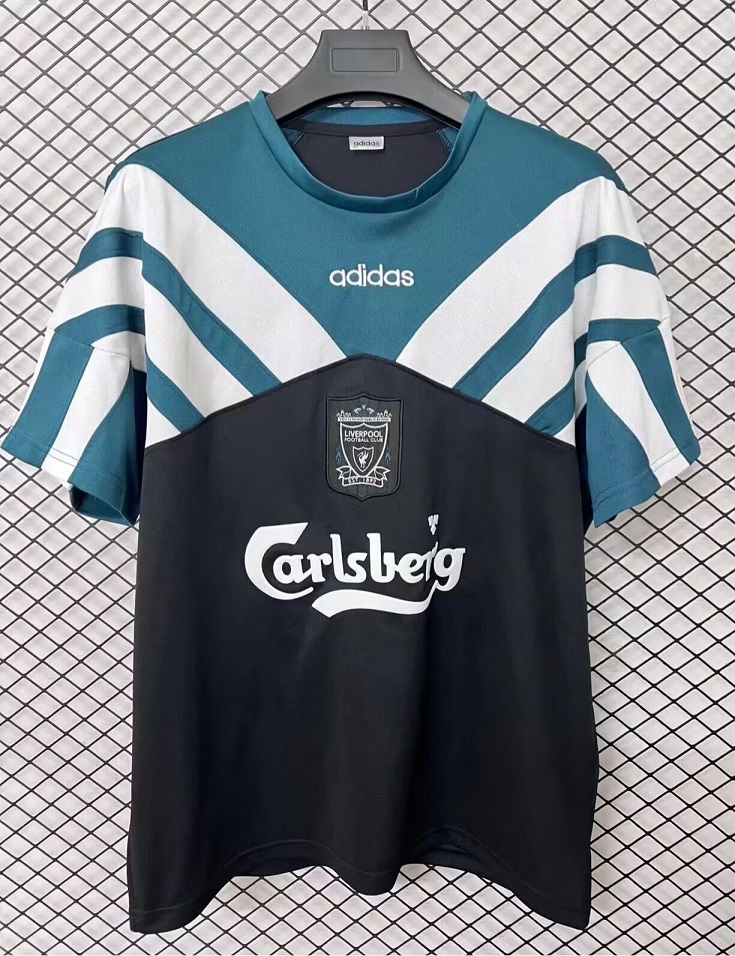 AAA Quality Liverpool 95/96 Special Green/Black Soccer Jersey